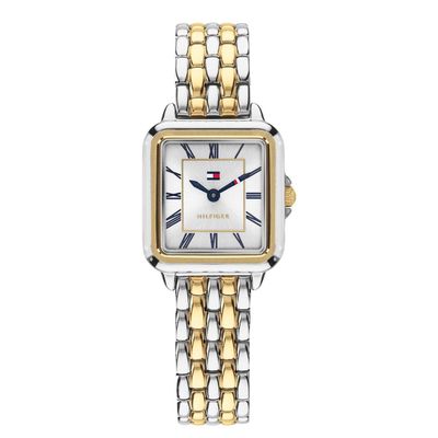 Tommy Hilfiger 24mm Stainless Steel and Yellow Gold Plated Ladies Watch
