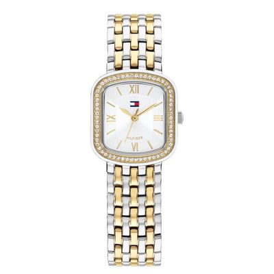 Tommy Hilfiger 22mm Stainless Steel and Yellow Gold Plated Ladies Watch