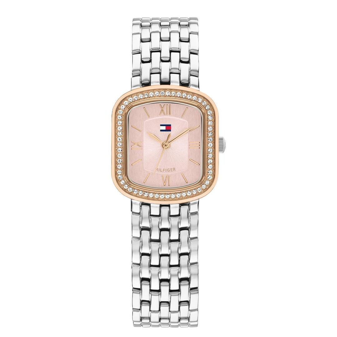 Tommy Hilfiger 22mm Stainless Steel and Rose Gold Plated Ladies Watch - Image 1