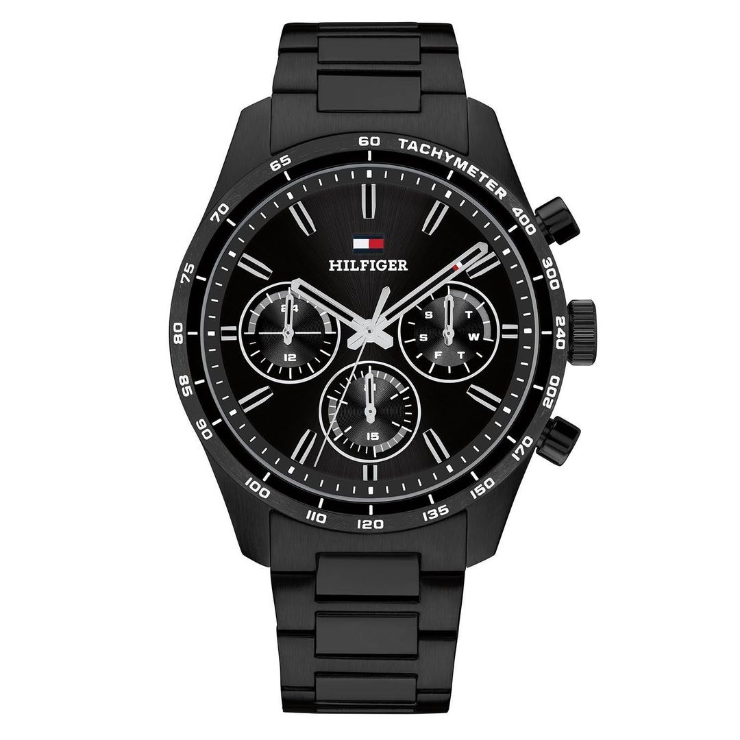 Tommy Hilfiger 42mm Stainless Steel Chronograph Men's Watch - Image 1