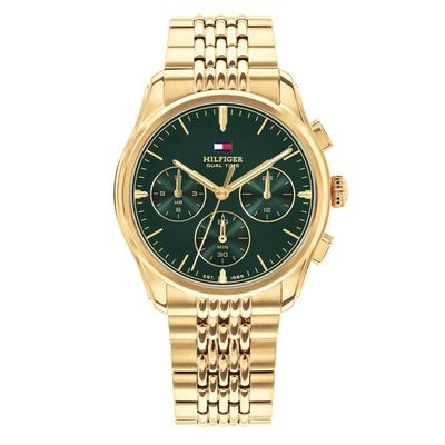 Tommy Hilfiger 38mm Yellow Gold Plated Men's Watch