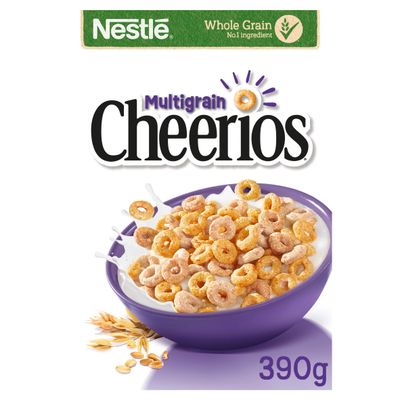 Nestlé Cheerios Multigrain Breakfast Cereal 390g - Thumbnail 2