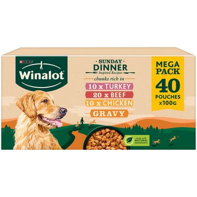 Winalot Sunday Dinner Mixed in Gravy - Thumbnail 2