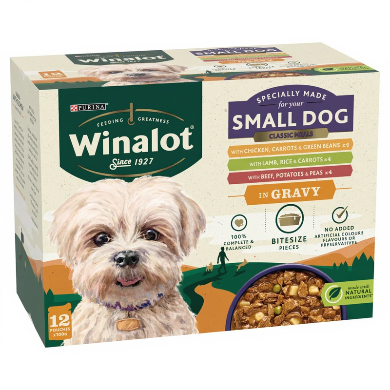 Winalot Classic Meals in Gravy for Small Dogs - 12 - Image 1
