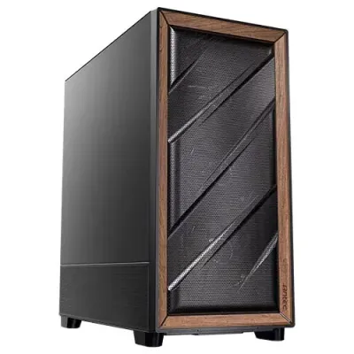 Antec FLUX SE Midi Tower Black. Wood - Thumbnail 2