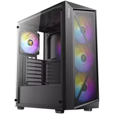Antec AX67 ARGB Midi Tower Black - Thumbnail 2