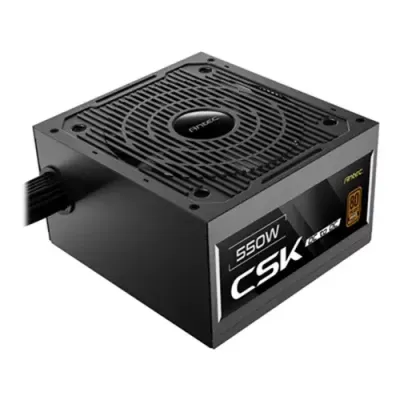 Antec CSK550DC 550W Power Supply. 80 Plus Bronze Certified. ATX 12V 2. - Thumbnail 2