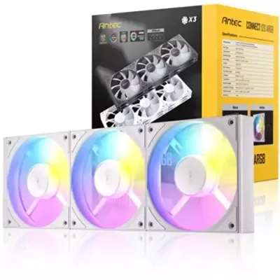 Antec C120 ARGB Computer case Fan 12 cm White 3 pc(s) - Thumbnail 3