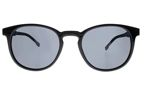 Hugo Boss Mężczyzna Hugo Boss BOSS 0922/S 807/IR Okulary przeciwsłoneczne Acetat Czarny Szary Okrągły - Thumbnail 2