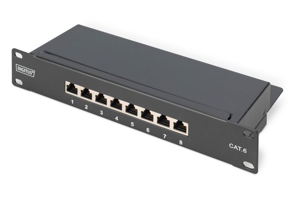 Digitus CAT 6. Class E Patch Panel. shielded. black
