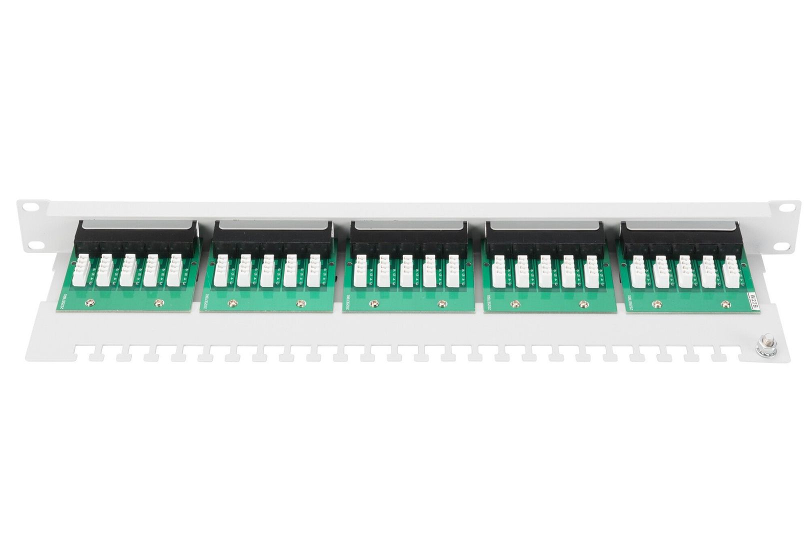 Digitus CAT 3 ISDN Patch Panel. unshielded. grey - Image 1