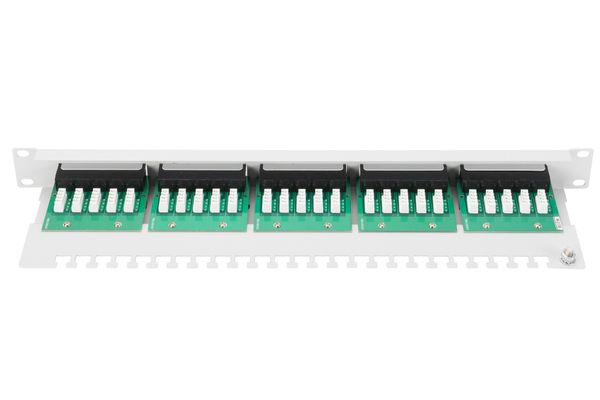 Digitus CAT 3 ISDN Patch Panel. unshielded. grey