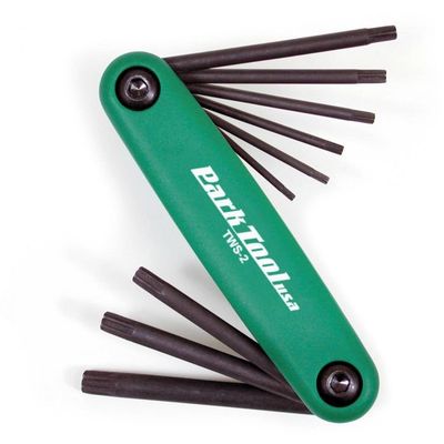 Park Tool TWS2C - Fold Up Torx Wrench Set - T7 To T40