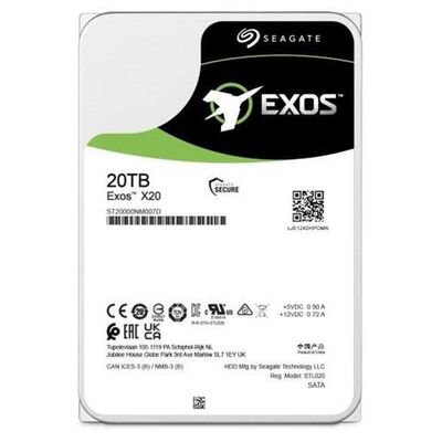 Seagate Enterprise Exos X20 internal hard drive 20 TB 7200 RPM 3.5&quo