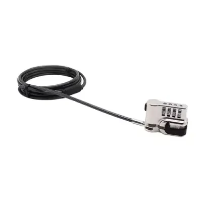 DICOTA D31742 cable lock Silver 2 m - Thumbnail 2