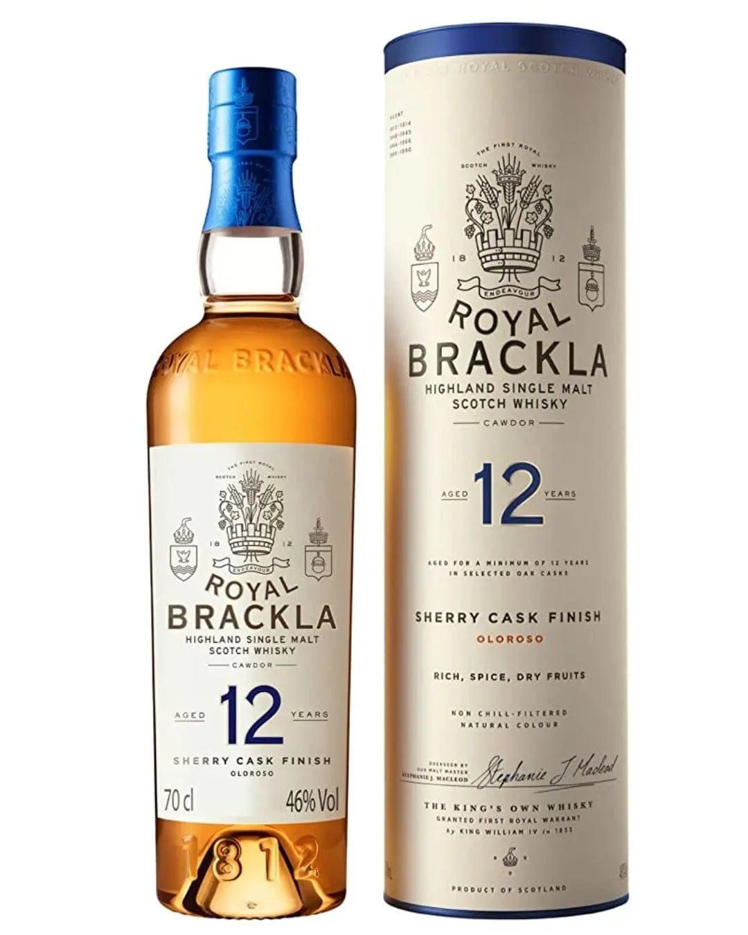 Royal Brackla 12 Year Old / Sherry Finish Highland Whisky - Image 1