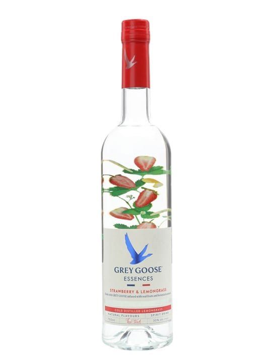 Grey Goose Essences Strawberry & Lemongrass Vodka Based Spirit, 70 cl - Image 1