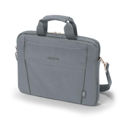 DICOTA Eco Slim Case BASE 35.8 cm (14.1") Briefcase Grey - Image 1