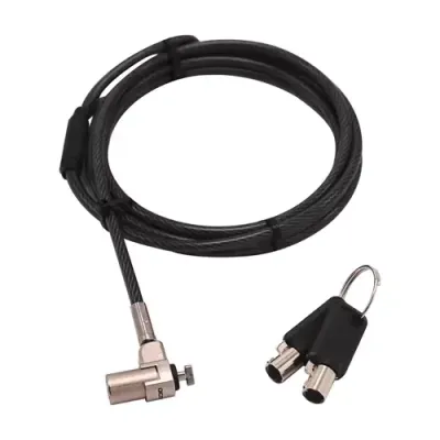DICOTA D31831 cable lock Black, Silver 2 m - Thumbnail 3