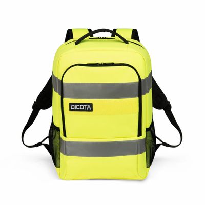DICOTA P20471-17 backpack Rucksack Black Grey Yellow Recycled polyethylene terephthalate (rPET) - Thumbnail 2