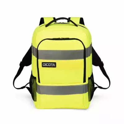 DICOTA P20471-17 backpack Rucksack Black Grey Yellow Recycled polyethylene terephthalate (rPET)