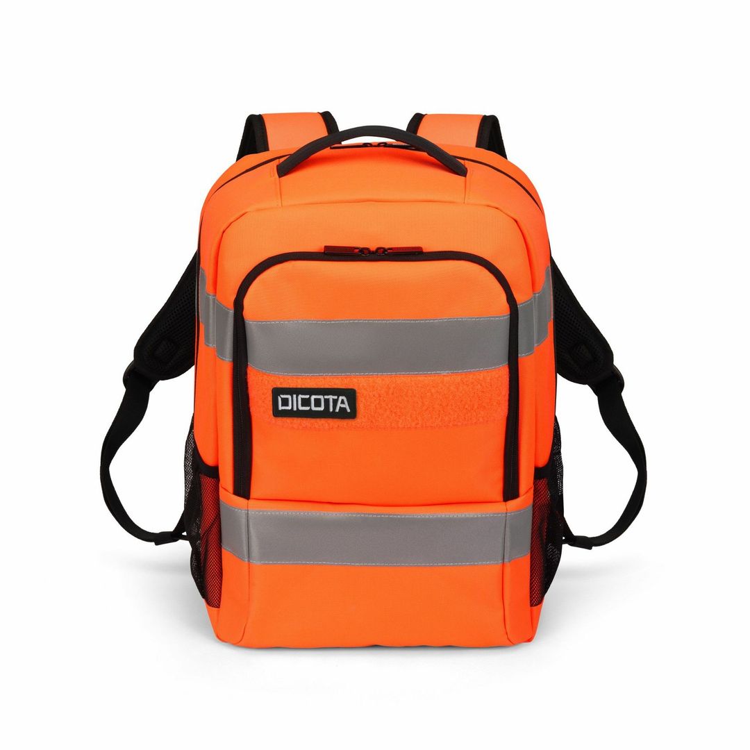 DICOTA P20471-18 backpack Rucksack Black, Grey, Orange Recycled polyethylene terephthalate (rPET) - Image 1