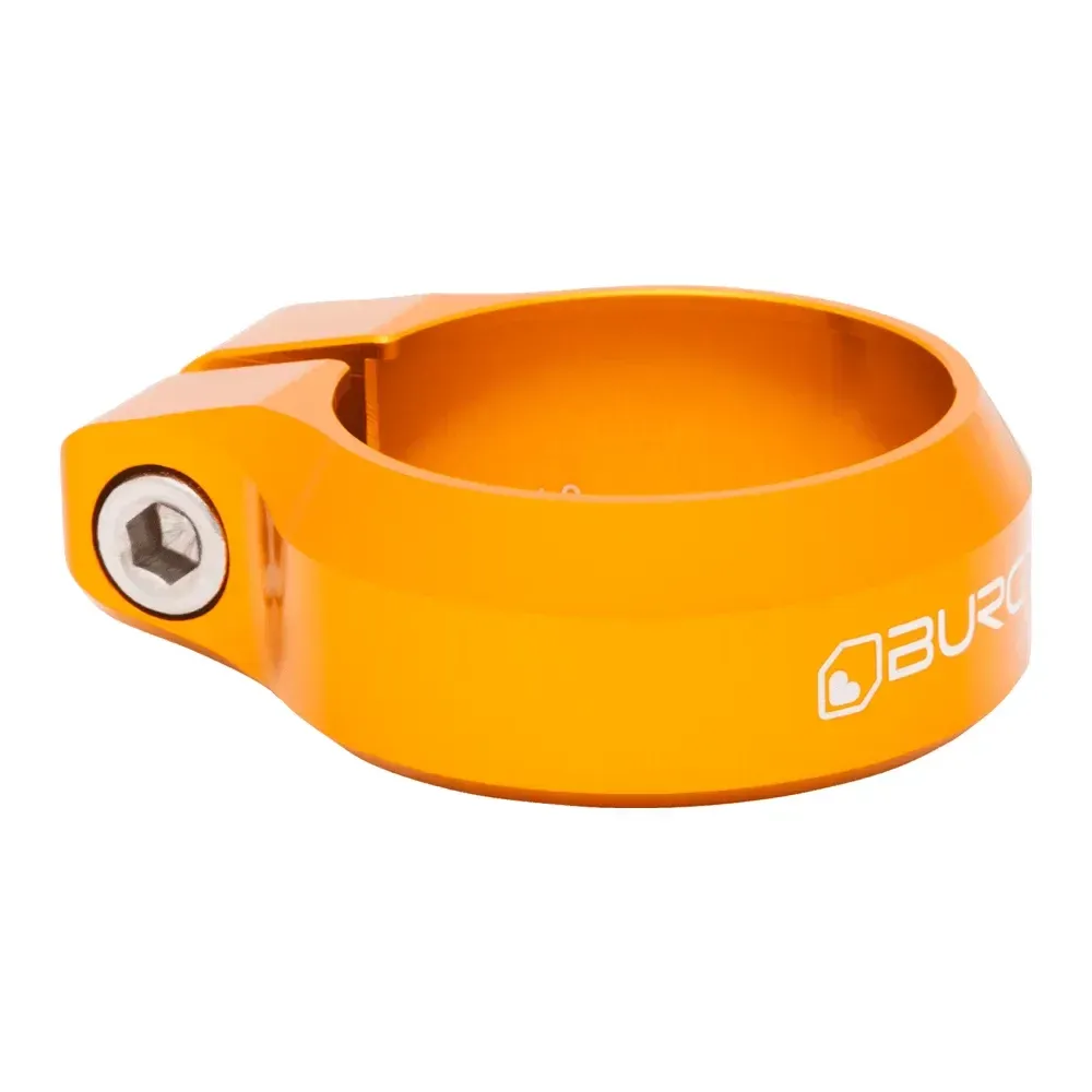 Burgtec Seat Clamp Iron Bro Orange - Image 1