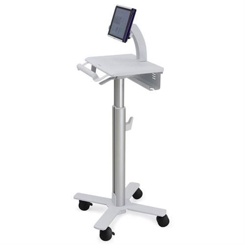 Ergotron StyleView Tablet Cart. SV10 Aluminium. White Multimedia cart - Image 1