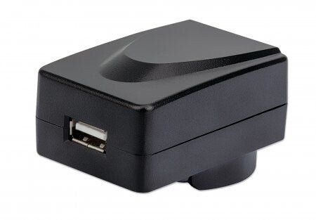 Manhattan Mains USB-A Mobile Device Charger with UK/EU/USA adaptors. S