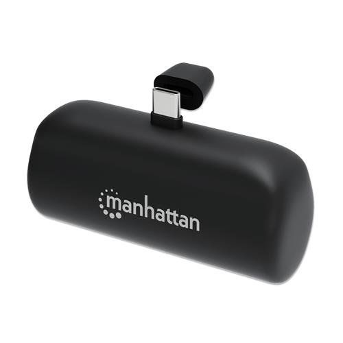 Manhattan Power Bank with integrated USB-C plug. 5000 mAh. Up to 10W o - Image 1