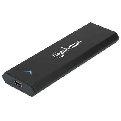Manhattan M.2 NVMe SSD Enclosure. USB-C Female Connection. 10 Gbps (US