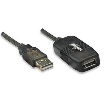 Manhattan USB-A to USB-A Extension Cable. 10m. Male to Female. Active.