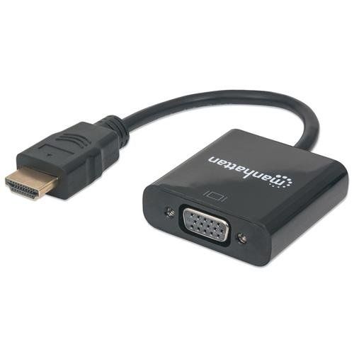 Manhattan HDMI to VGA Converter cable. 1080p. 30cm. Male to Female. Mi - Image 1