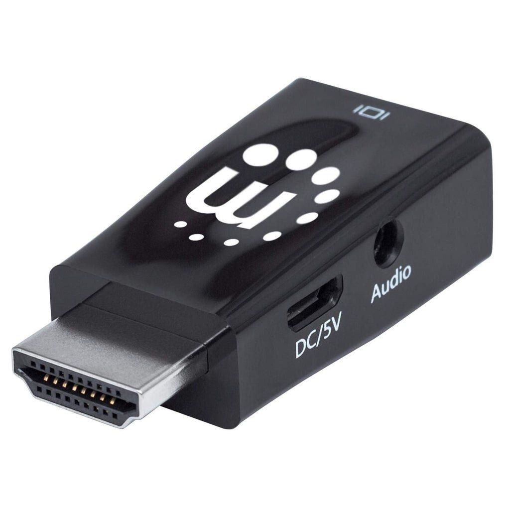 Manhattan HDMI to VGA (with Audio) Converter. 1080p. Male to Female. M - Image 1