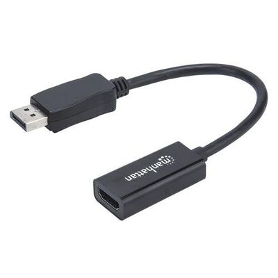 Manhattan DisplayPort 1.1 to HDMI Adapter Cable. 1080p@60Hz. Male to F