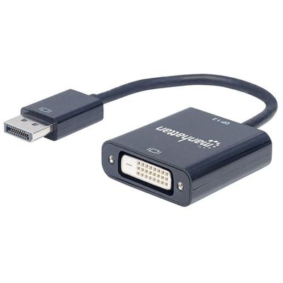 Manhattan DisplayPort 1.2a to DVI-D 24+1 Adapter Cable. 1080p@60Hz. 23