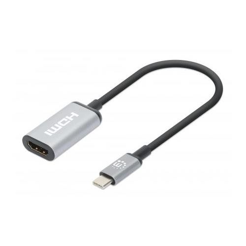 Manhattan USB-C to HDMI Cable. 4K@60Hz. 5 Gbps (USB 3.2 Gen1 aka USB 3 - Image 1