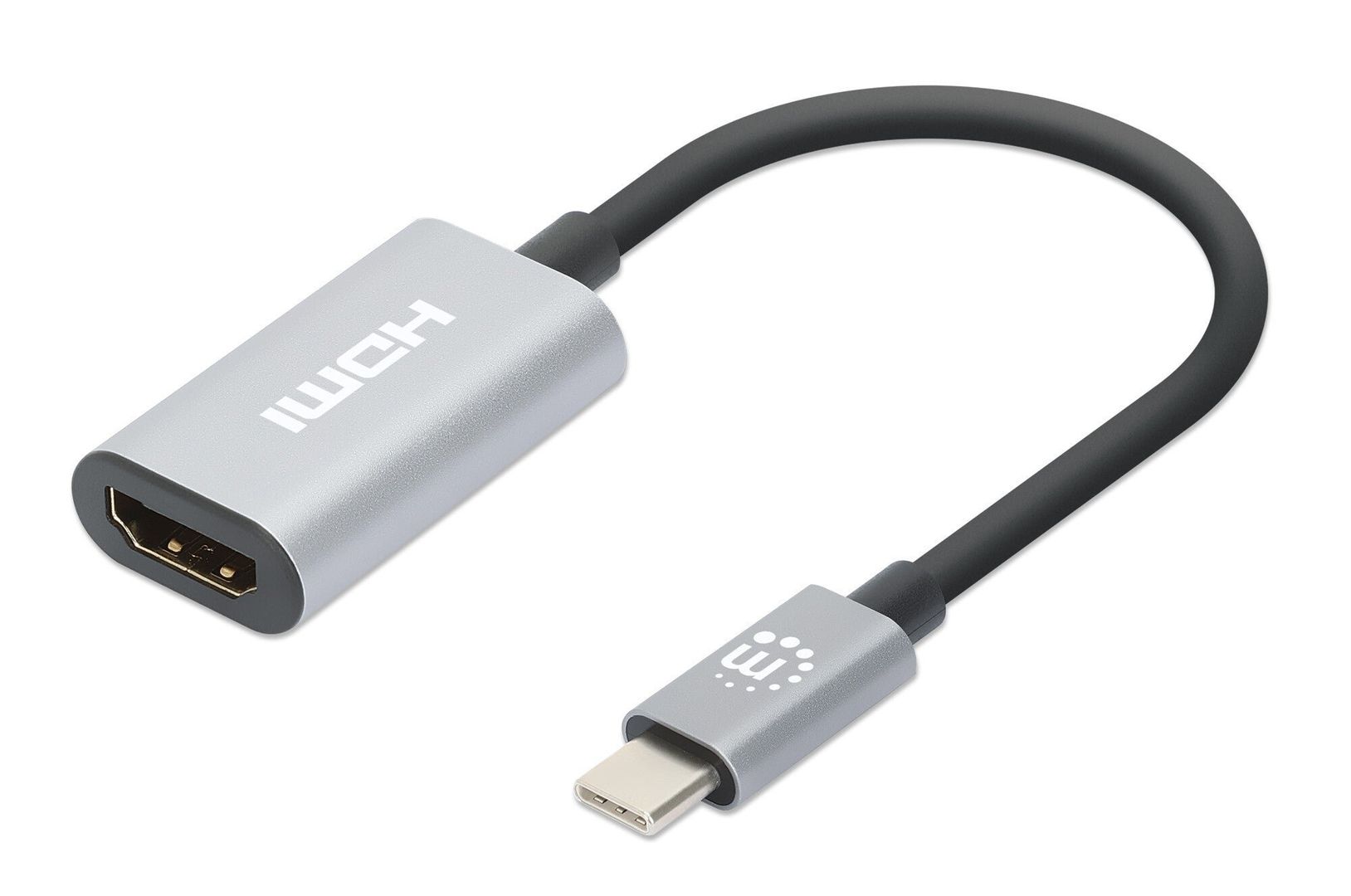Manhattan USB-C to HDMI Cable. 4K@60Hz. 5 Gbps (USB 3.2 Gen1 aka USB 3 - Image 1