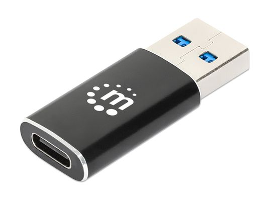 Manhattan USB-C to USB-A Adapter. Female to Male. 10 Gbps (USB 3.2 Gen