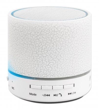 Manhattan LED Bluetooth Speaker. Multicoloured. 5 hour Playback time. - Image 1
