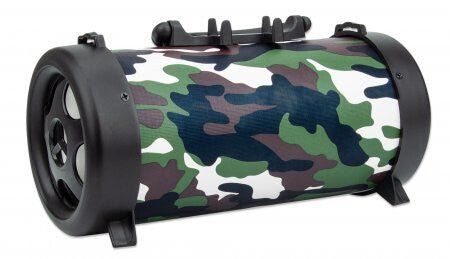 Manhattan Camouflage Bluetooth Speaker. Decent Sound Output (3W). 3 ho