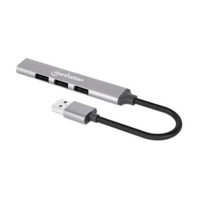 Manhattan USB-A 4-Port Hub. 4x USB-A Ports (1x 5 Gbps USB 3.2 Gen1 aka