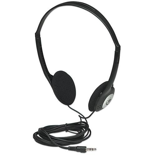 Manhattan Stereo On-Ear Headphones (3.5mm). Adjustable Split Headband. - Image 1