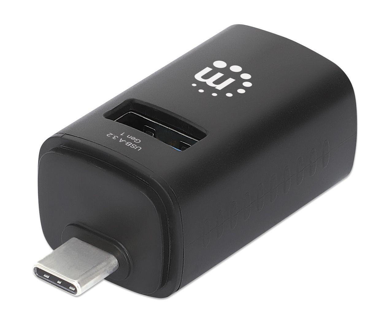 Manhattan USB-C 3-Port Hub. ULTRA COMPACT. 3x USB-A Ports (1x 5 Gbps U - Image 1