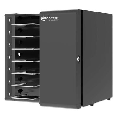 Manhattan Laptop Charging Cabinet Desktop via USB-C 15.6" 7-bay v