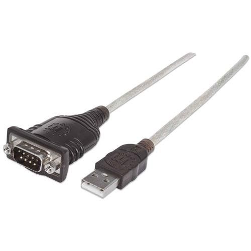 Manhattan USB-A to Serial Converter cable. 45cm. Male to Male. Serial/ - Image 1