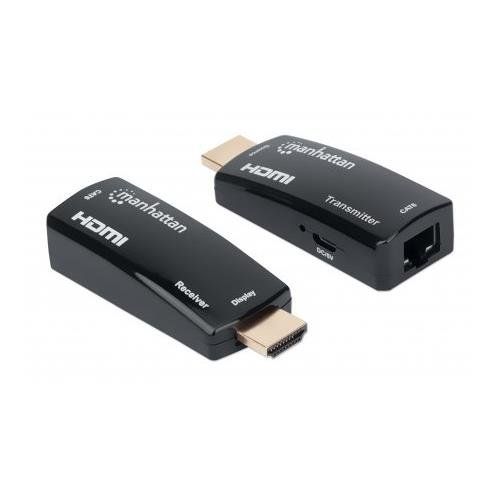 Manhattan 1080p@60Hz Compact HDMI over Ethernet Extender Kit. Extends - Image 1