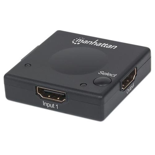 Manhattan HDMI Switch 2-Port. 1080p. Connects x2 HDMI sources to x1 di - Image 1