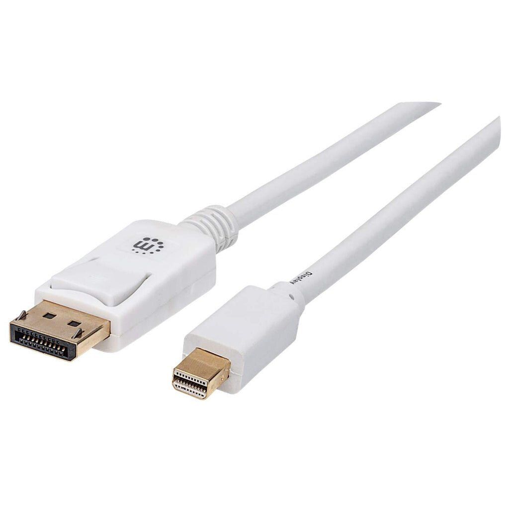 Manhattan Mini DisplayPort 1.2 to DisplayPort Cable. 4K@60Hz. 2m. Male - Image 1