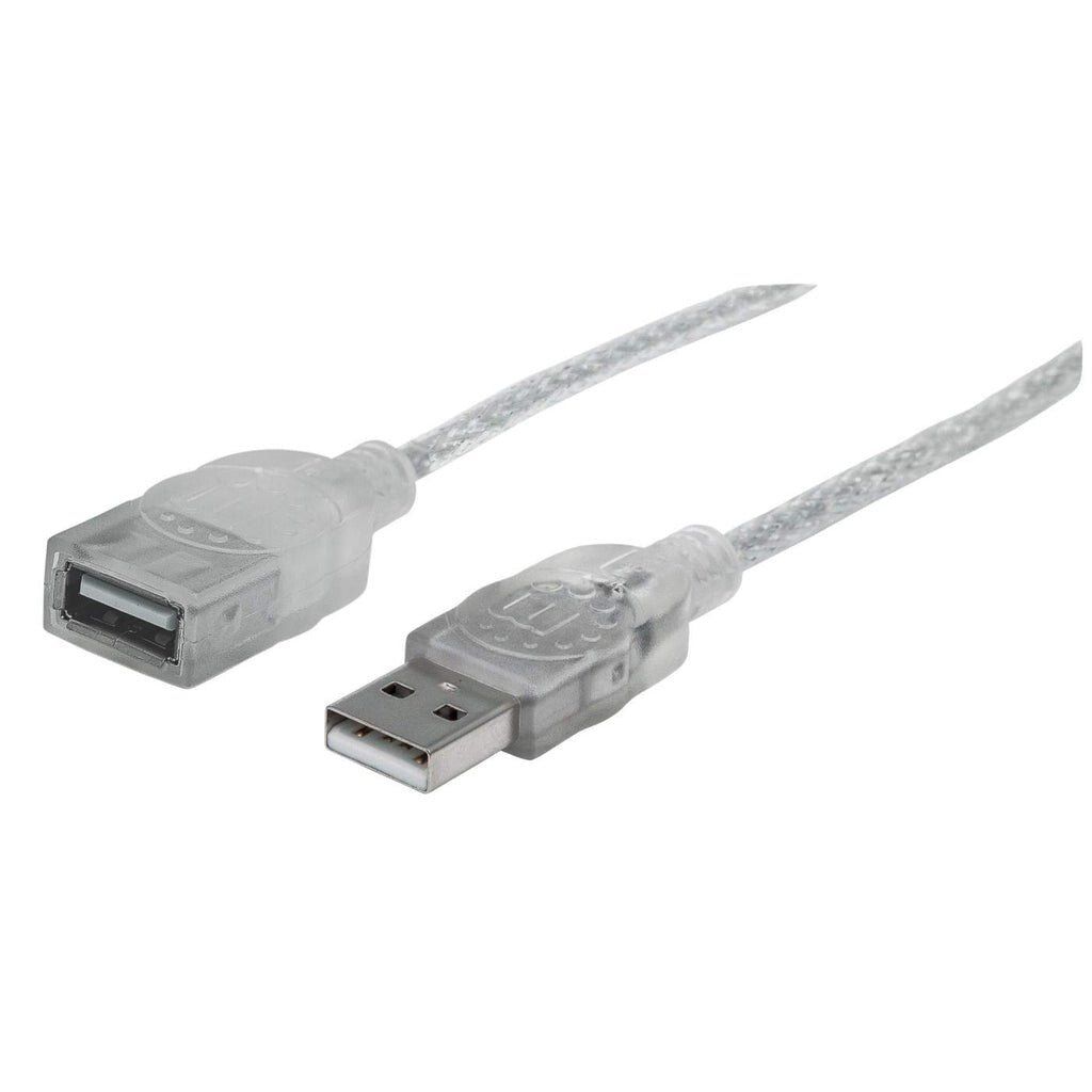 Manhattan USB-A to USB-A Extension Cable. 1.8m. Male to Female. 480 Mb - Image 1